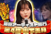 バナナサンド、俳優アーティスト部門4位に山下美月ｷﾀ━(ﾟ∀ﾟ)━!【元乃木坂46】