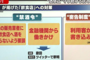 政府、飲食店が感染対策ができているかを客に密告させる制度を検討