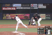 画像&動画　本日のロッテvsオリックス、最後の球wwww