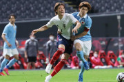 【日本代表 vs U24代表】前半終了！橋本＆鎌田のゴールでA代表が2点リード！！