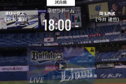 【試合実況】西武スタメン 先発:今井（2022.7.7）