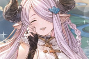 【グラブル】ナルメア「パワ～～～！！」 / フェイトエピを経てすっかり仲良くなったナルメアとフュンフとオクトーお爺ちゃん(※ネタバレ注意)