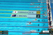 すごい世界記録！ 競泳男子100m平泳ぎ 山口選手 金メダル獲得