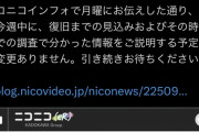【悲報】ニコニコ代表、よく分からない発表