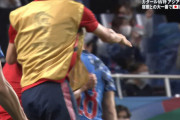 ◆W杯予選◆B組4節 日本×豪州 後半42分 浅野のシュートのこぼれからオウンゴールで日本勝ち越し！
