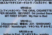 【悲報】ロッキンinひたちなか、出演者がロックじゃないと話題にｗｗｗｗｗｗｗｗｗｗｗｗｗ
