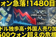 【速報】韓国「国民の為に貯めてある国民年金のドル資金を8割溶かしたのに為替が動かなかったです、もう残るは通貨ｽｽｽﾜｯﾌﾟしかないです日本さん」