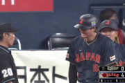 大谷翔平さん、白井塁審を小突くwwwwwwwwwwwwwwwwwwwww