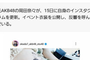 【元AKB48】岡田奈々さんのタトゥーが話題に