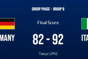 【東京五輪バスケ】男子予選 : 終盤に一気にまくったイタリアがドイツに逆転勝利！