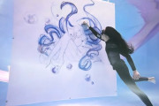 『NIKKE』イラストレーターが水中に酸素ボンベなしで20時間潜って描いた「リトルマーメイド」の絵を公開
