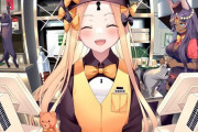 【FGO】ファストフード店の店員さんをするアビーちゃん！！　100点満点の笑顔ありがとうございます！
