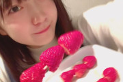 【SKE48】坂本真凛「いちごあめうまく作れなかったっていう写真です。」
