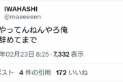 【吉報】プラマイ岩橋さん、我に返る