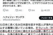 ドイツ人ハーフ　「中国人が利便性の為に日本国籍を取得することは悪いことではない」
