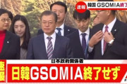 ヘタレたのはどっちだ？内容によってはどっちかの政権が吹っ飛ぶ　～　【速報】「韓国、GSOMIA終了せず」～日本政府に方針伝える＝NHK[11/22]