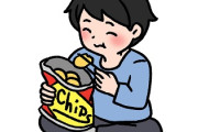 【画像】最近の日本人さん、ポテトチップを箸で食べる人が急増してしまうｗｗｗ