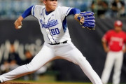 台湾代表の守護神・曾峻岳が今オフNPB入りを目指す意向を明言　日本ハム稲葉GMらが現地で視察済み