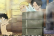 【悲報】麦わらのルフィ、お風呂は週一だった