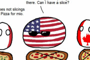 【イタリア】ピザを一切れ貰えるかい【ポーランドボール】