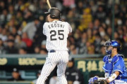 阪神江越(25)234試合.197(427-84)13本37打点11盗塁 OPS.600 3打席連続HR、4試合連続HRあり