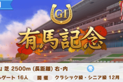 メロディーレーン　シニア期12月　目標：有馬記念に出走