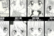 【悲報】少女漫画家さん、41年で絵柄が変わりすぎてしまう （※画像あり）
