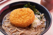 「コロッケそば」って許せる？邪道すぎで一度も食った事無いわ