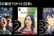 【画像】日本のNetflixランキング、終わる