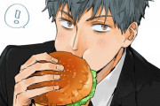 【FGO】ハンバーガー食べてる斎藤さん！！　ハンバーガー似合いますね！！
