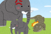 【最強】ゾウのお母さん、仔ゾウをストーキングしてたクロコダイルを軽くひねる潰す（動画あり）