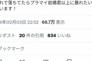 【朗報】岩橋の後輩芸人、岩橋を雑にいじる芸人にキレる「ほな松本人志のこともいじってみろや」