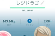 【ポケモンGO】色違いレジドラゴFFF（イングランド製）