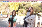 【乃木坂46】新年一発目『ぐるり東京 江戸散歩』梅澤美波が出演へ