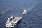 イギリス海軍のクイーン・エリザベス空母打撃群が大西洋で合同作戦訓練を実施！