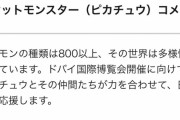 ピカチュウ「ポケモンの種類は800以上、その世界は多様性に満ちています。」
