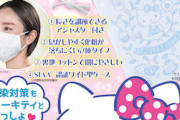 上品で大人かわいい「ハローキティの立体マスク＆抗菌ワイドマスクケース」が発売！！！