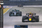 【F1第17戦シンガポールGP】波乱続きの2時間レース、シンガポールGPはペレスがルクレールとの死闘を制し今季2勝目！フェルスタッペンは終盤のミスが響き7位…角田裕毅リタイア