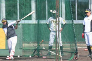 阪神・大山がキャンプ初のランチ特打で１０本柵越え　主に中堅から左へ