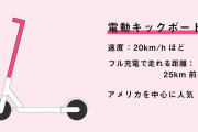 公道走行OKの電動キックボードが一気に普及 →ドンキモデルのせい？