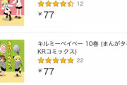 キルミーベイベー、Kindleの売れ筋ランキングを独占！