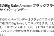 【画像】Amazon、全てを過去にするブラックフライデー＆サイバーマンデー「同時開催」ｗｗｗｗｗｗ