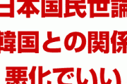 日本国民の多数「韓国に譲歩するくらいなら関係が悪化してもいい」　さようなら…
