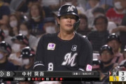 バースデー中村奨吾、今度はレフト前タイムリー！本日早くも3打点！