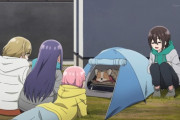 『ゆるキャン△ SEASON3 (3期)』2話感想 恵那の家で千明の散髪＆庭キャンプ！