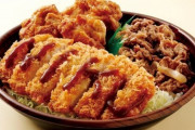 【画像あり】オリジン弁当の「肉トリプル丼」がコチラ