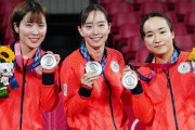 【東京五輪】オリンピック、卓球女子団体が銀メダル!
