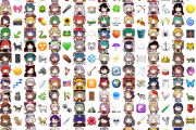 絵文字で東方キャラ