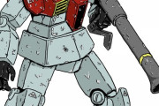 ガンダムのジム描いた