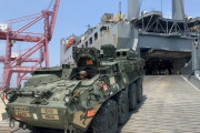 米陸軍の装甲車部隊「ストライカー旅団」が韓国に到着…循環配備へ！